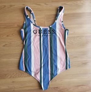 guess striped bodysuit